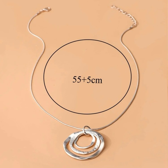 Restock- Silver Ring Necklace - Picture 4 of 6